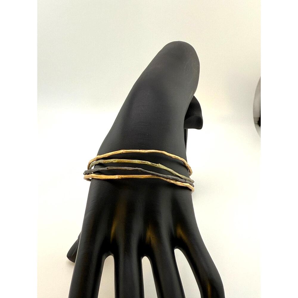 Michael Michaud Driftwood Bangles Set of 4 Bracelets